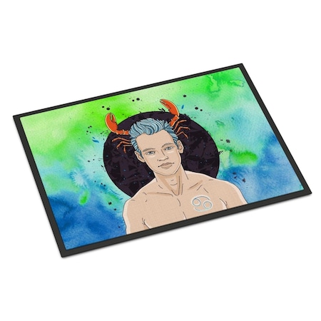 Carolines Treasures 24 x 36 in. Cancer Zodiac Sign Indoor or Outdoor Mat BB7320JMAT